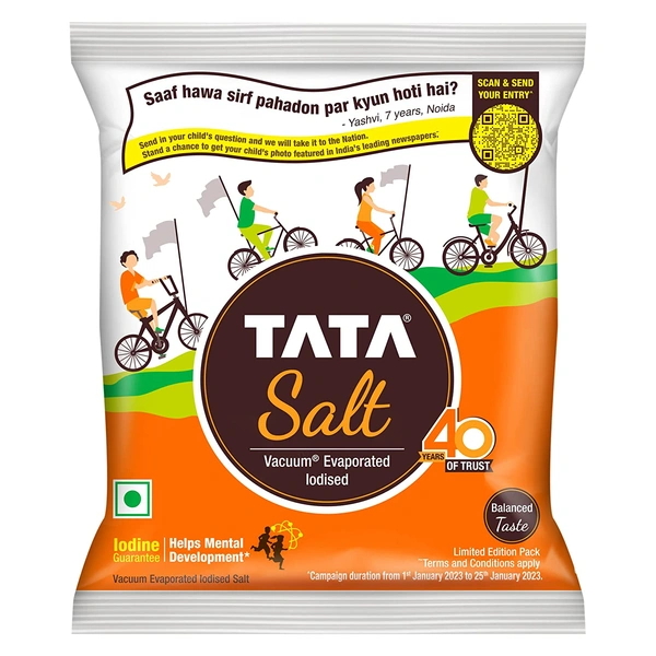 Tata Salt | Vacuum Evaporated Iodised Salt | 1 kg